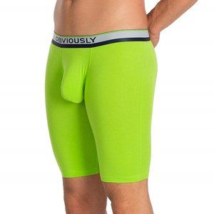 Obviously A01 PrimeMan Boxer Brief 9 inch Leg (Lime)